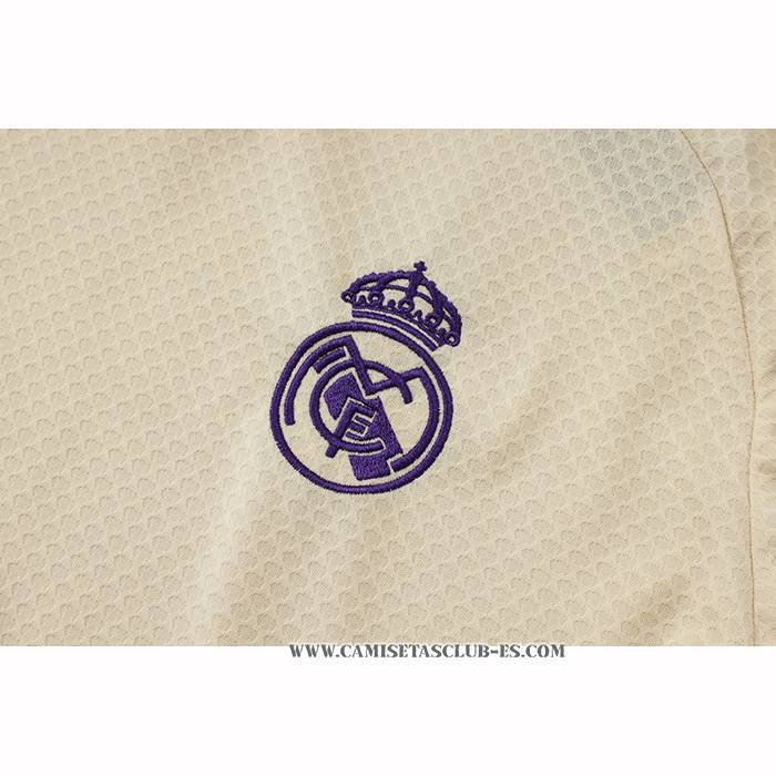 Chandal del Real Madrid 25-26 Manga Corta Amarillo - Pantalon Corto